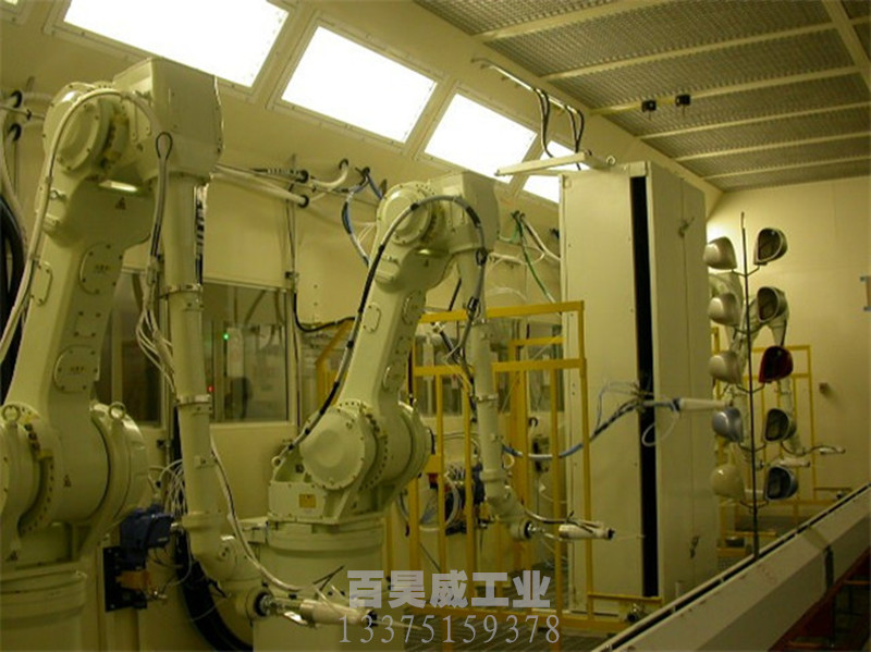 汽车后视镜机器人喷涂生产线